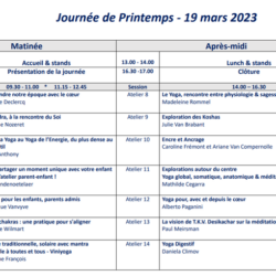 Le Schema Journee de Printemps 2023